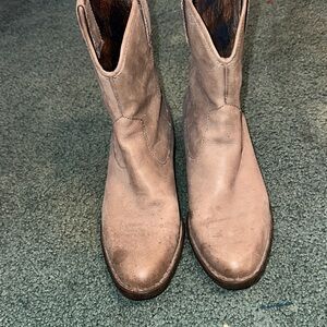 Born Women's Brown Leather Ankle Boots